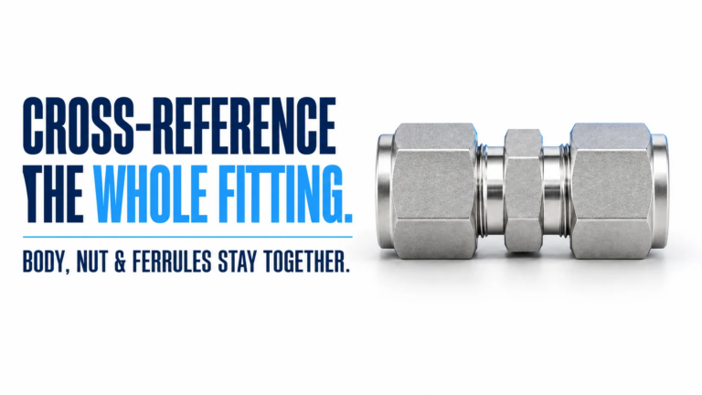 Read more about the article How to Cross-Reference Swagelok® Instrumentation Fittings for Analyzers