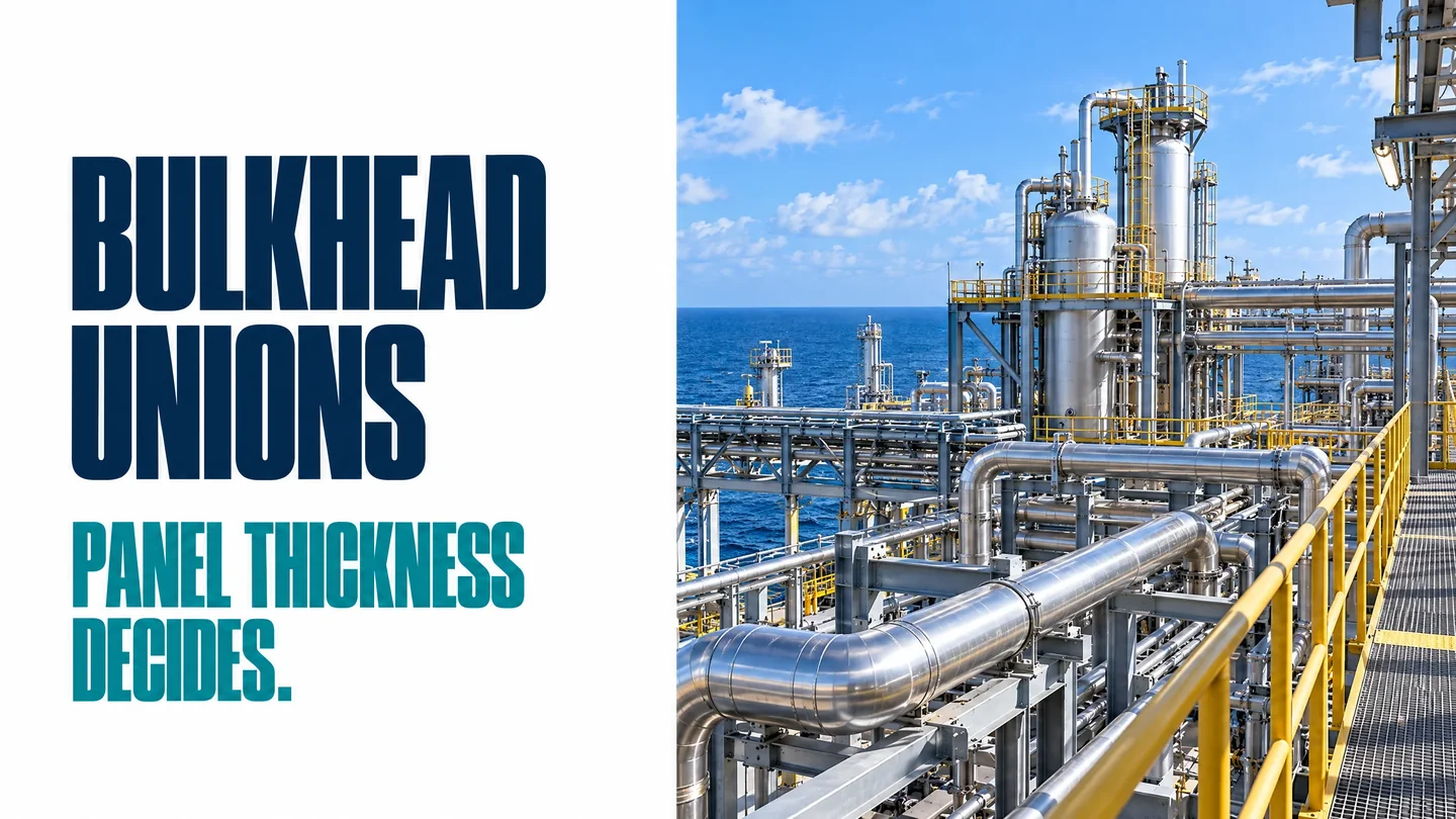 Read more about the article Cross-Referencing a Bulkhead Union: Panel Thickness Decides