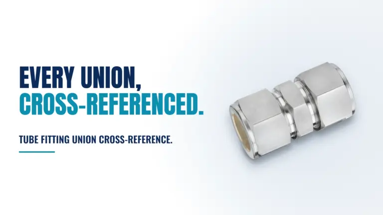 Read more about the article Tube Fitting Union Cross Reference: Straight, Reducing, Bulkhead and Union Tee